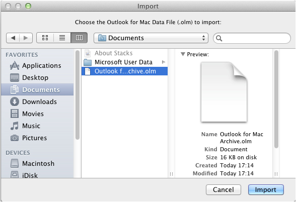 outlook for mac authentication couldn